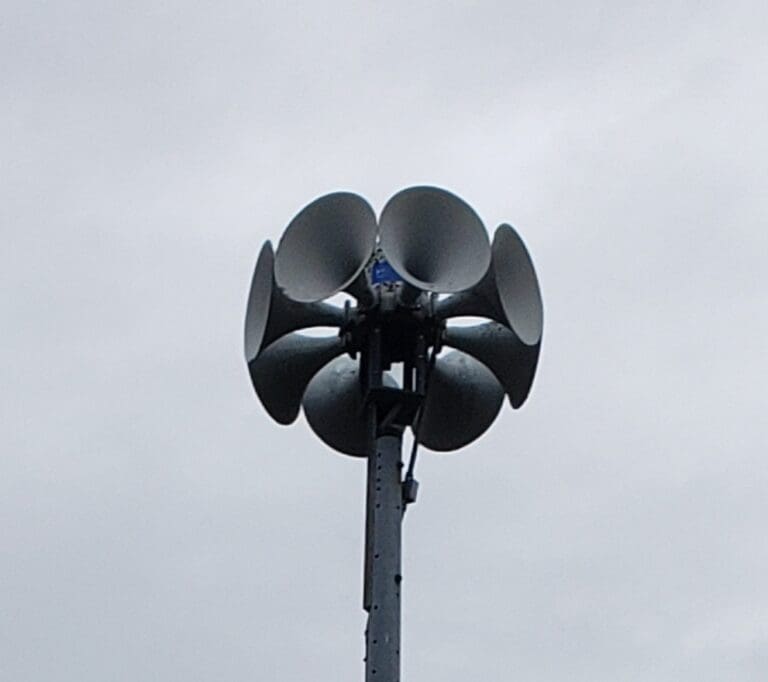 Storm siren update
