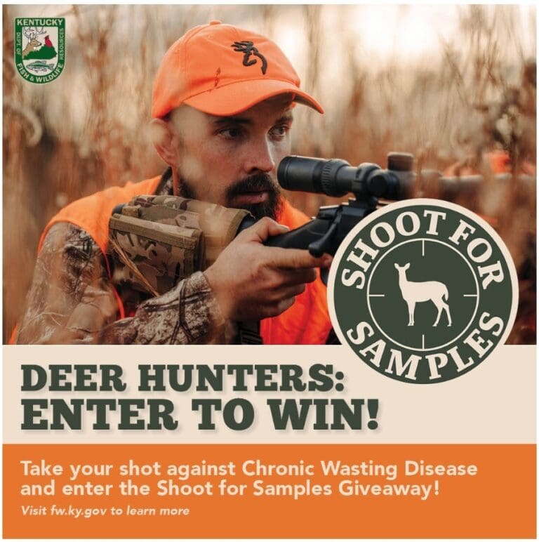 Press release: Kentucky hunters: Submit deer samples for CWD testing to be entered into a prize giveaway