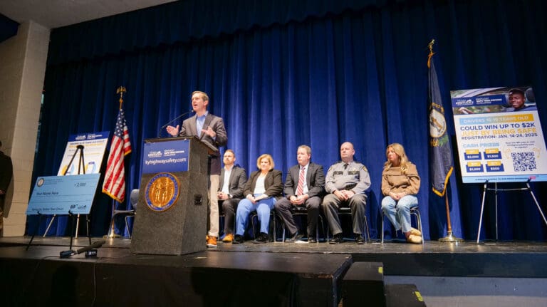 Press release: Team Kentucky challenges teens to drive safely and win big