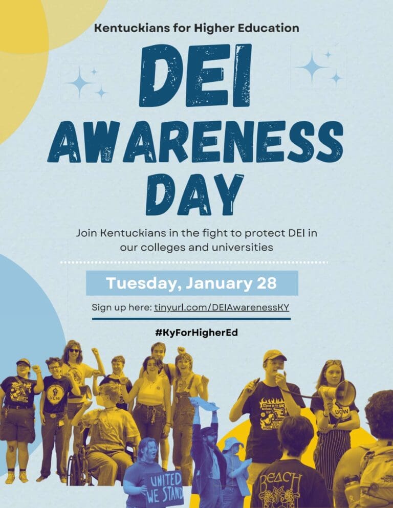 Press release: Students and workers at campuses across Kentucky Organize DEI Awareness Day