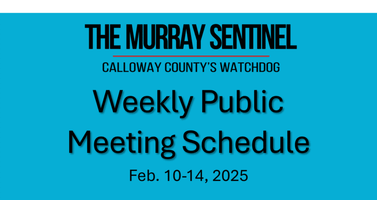 Weekly Public Meeting Schedule (Feb. 10-14) – UPDATED