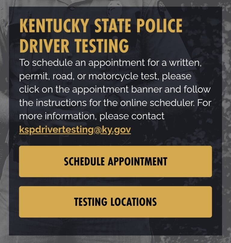 Press release: KYTC explains online process for scheduling permit appointments for 15-year-olds
