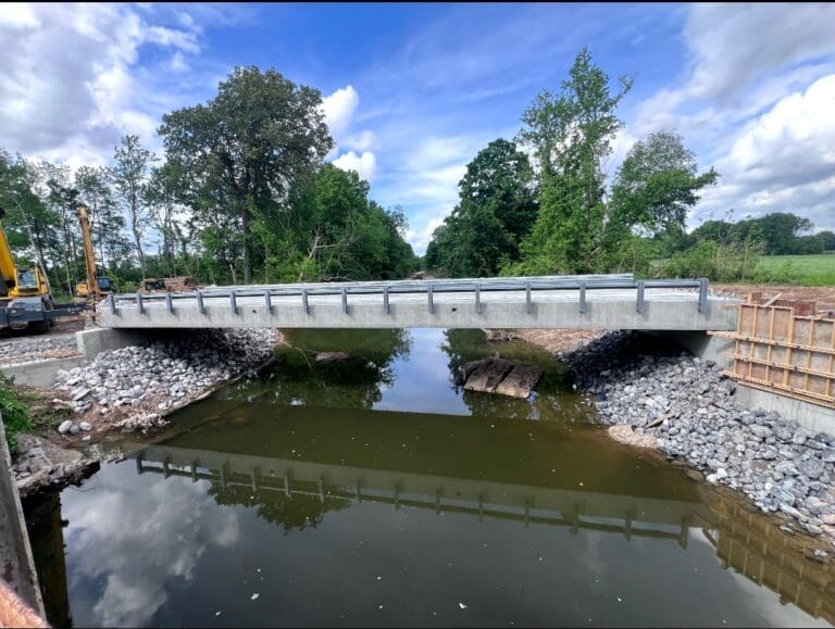 County installs new bridge on Old Salem Road