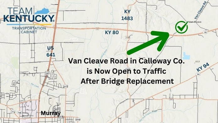 Van Cleave Road reopens after bridge replacement
